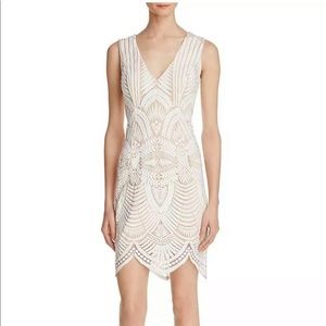 Bardot Ivory White Lace Embroidered Dress 4 XS